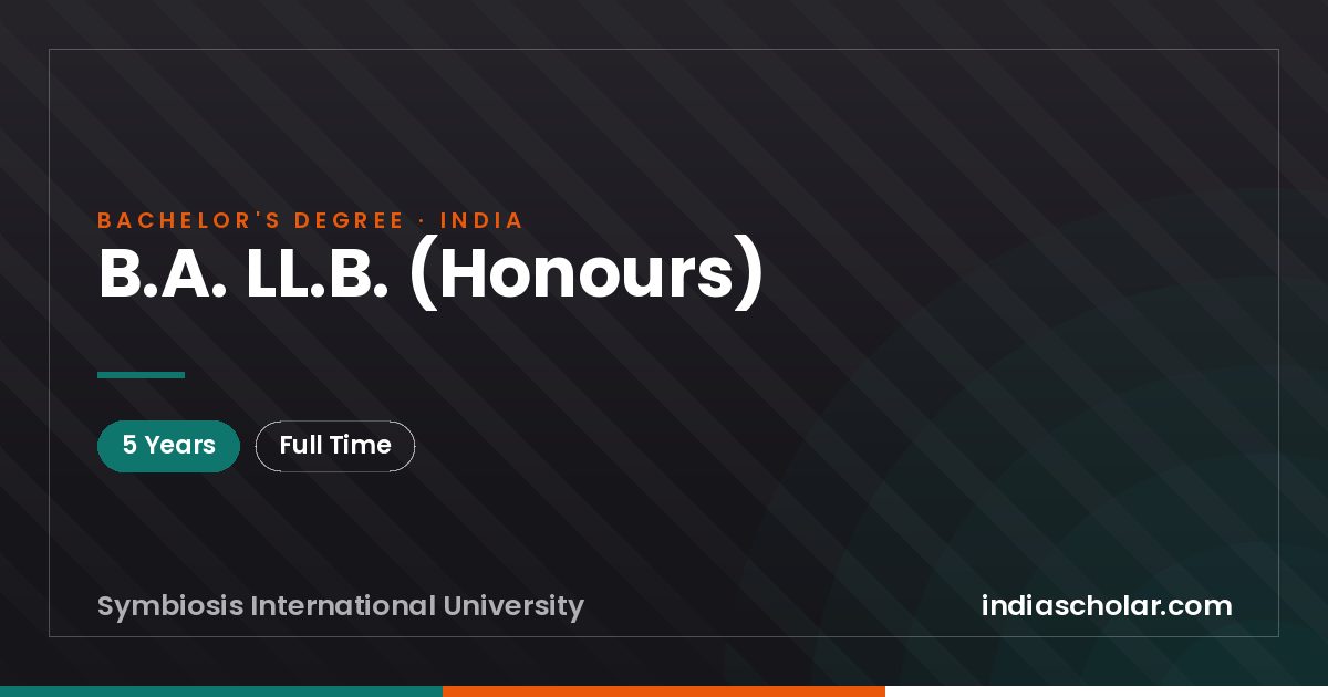 B.A. LL.B. (Honours)