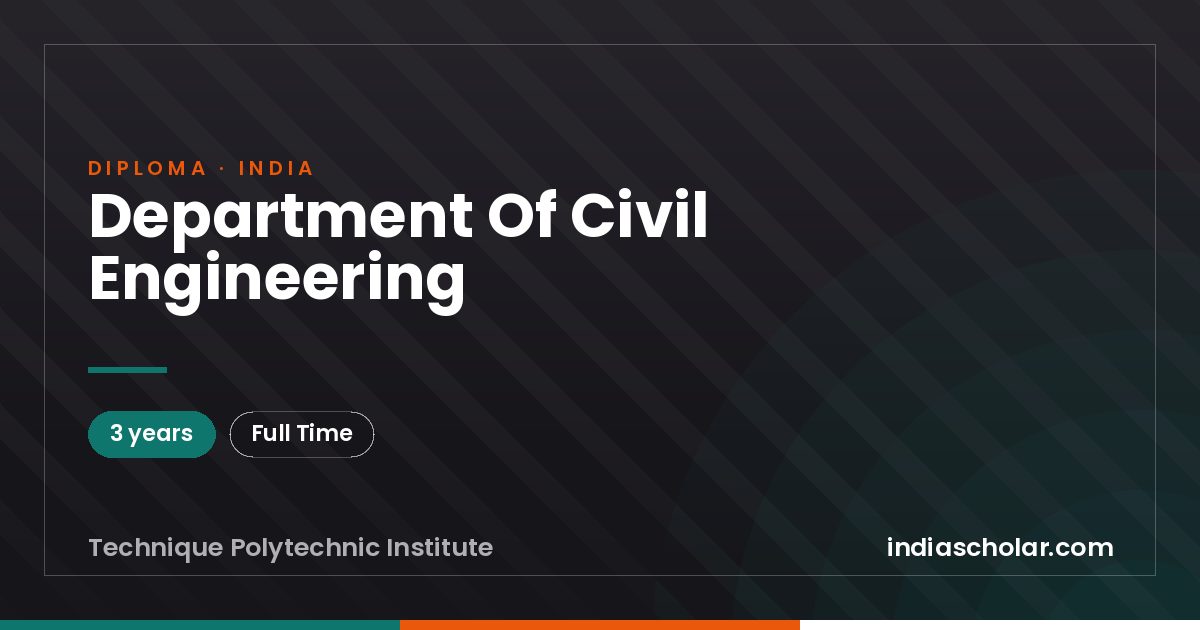 Department Of Civil Engineering