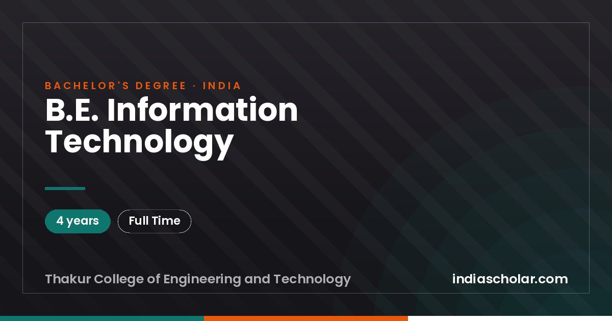 B.E. Information Technology
