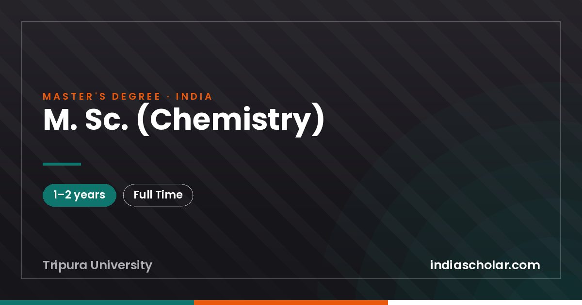M. Sc. (Chemistry)