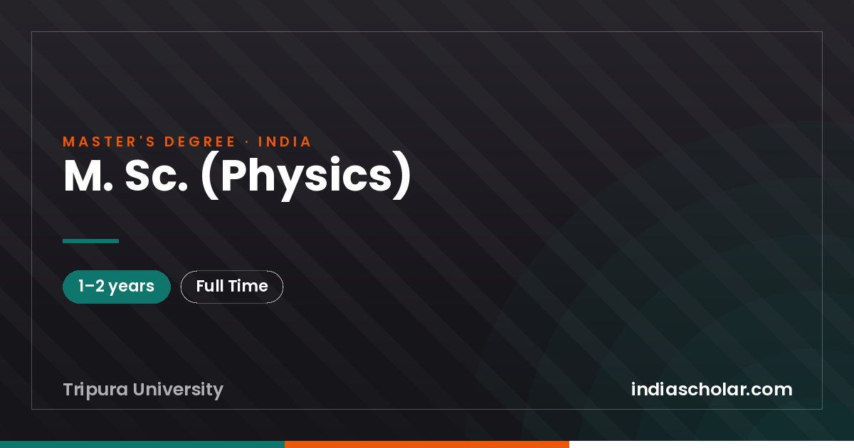 M. Sc. (Physics)