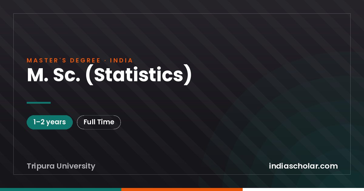 M. Sc. (Statistics)