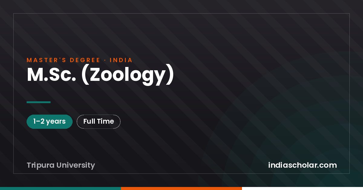 M.Sc. (Zoology)
