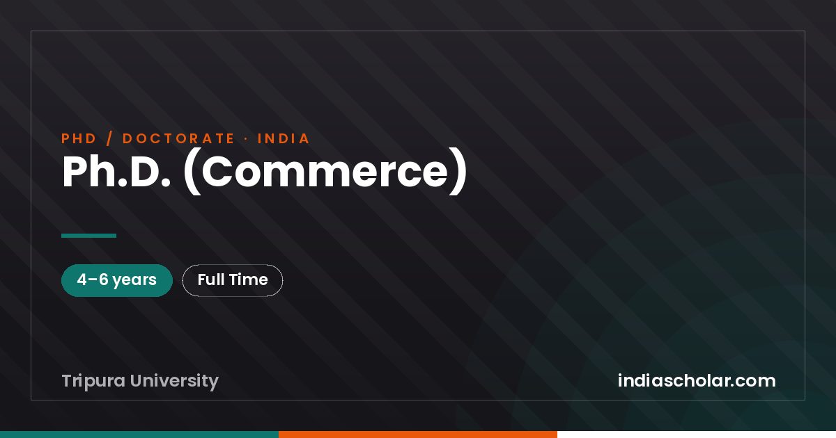 Ph.D. (Commerce)