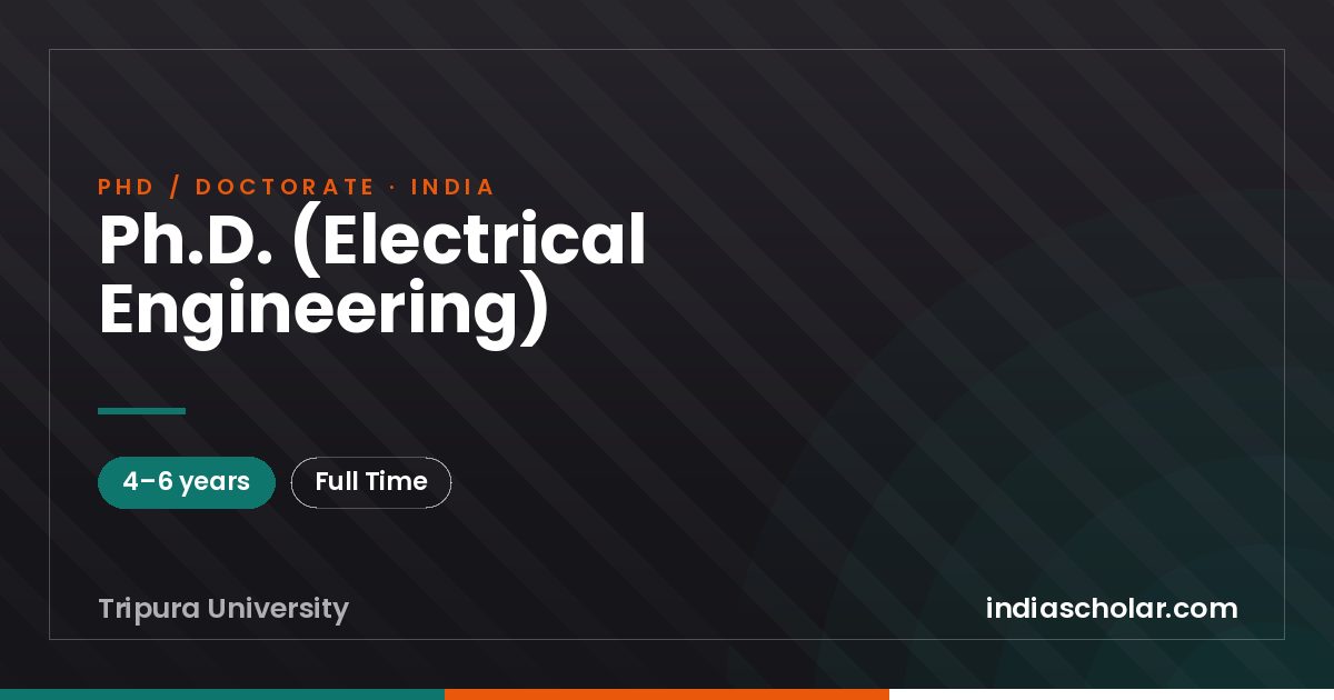 Ph.D. (Electrical Engineering)