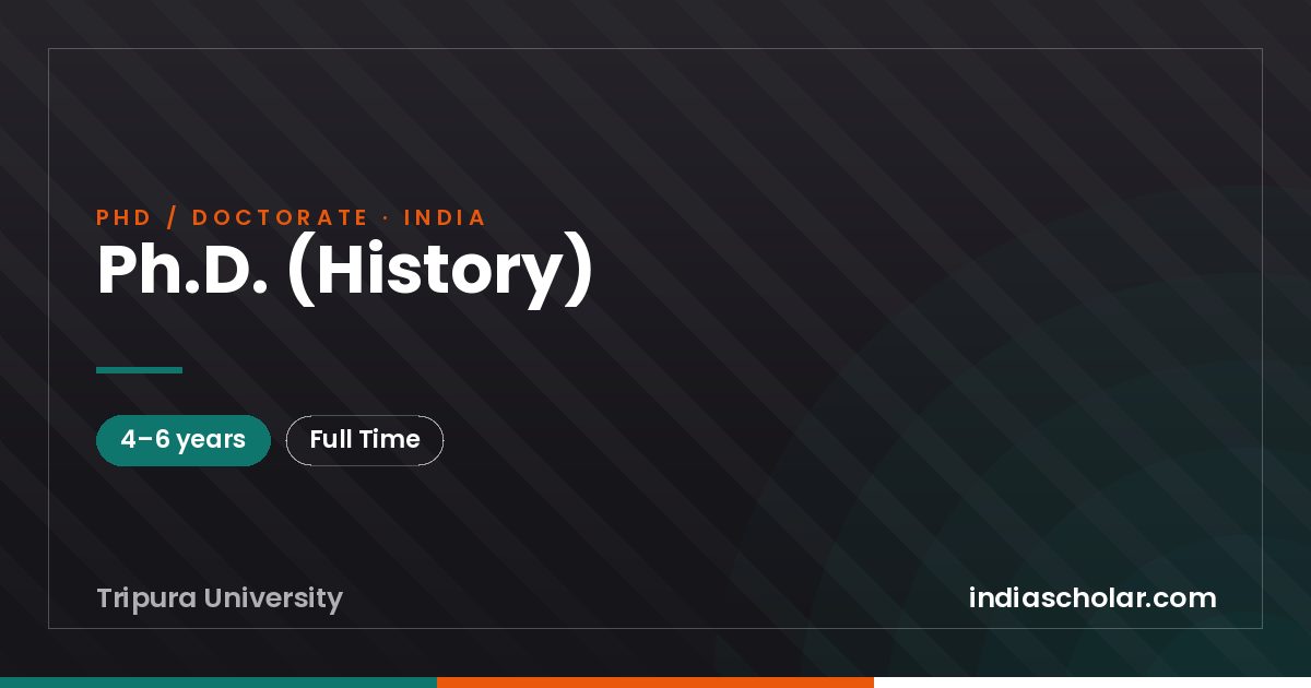 Ph.D. (History)