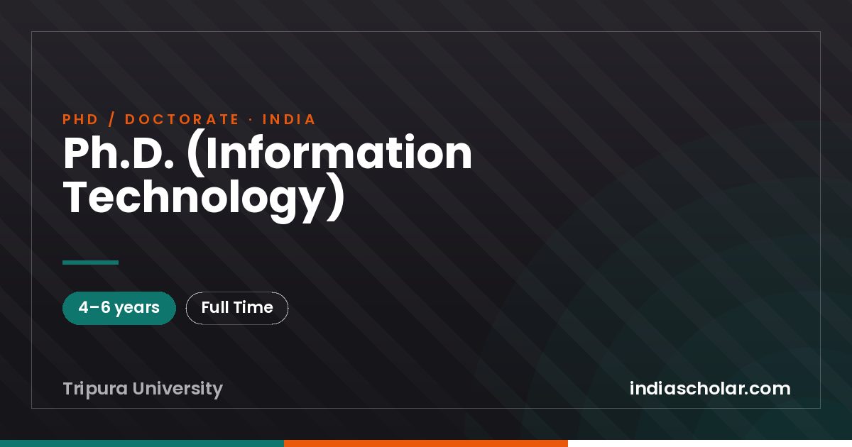Ph.D. (Information Technology)
