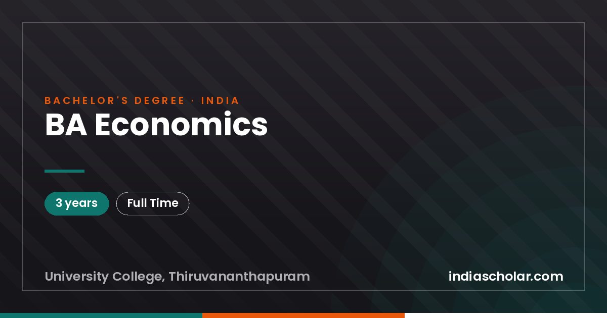 BA Economics