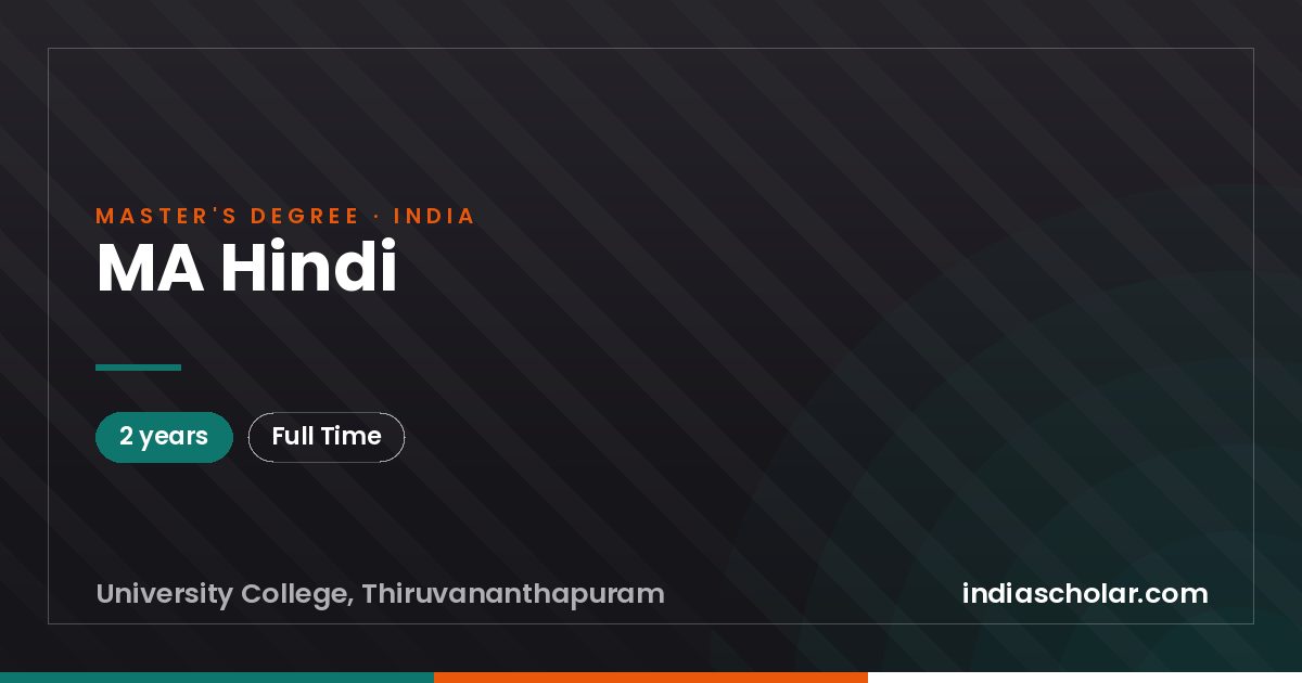 MA Hindi