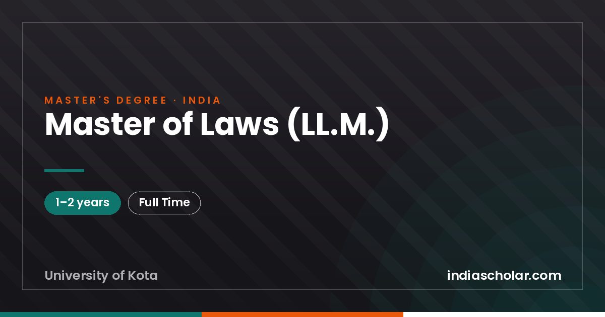 Master of Laws (LL.M.)