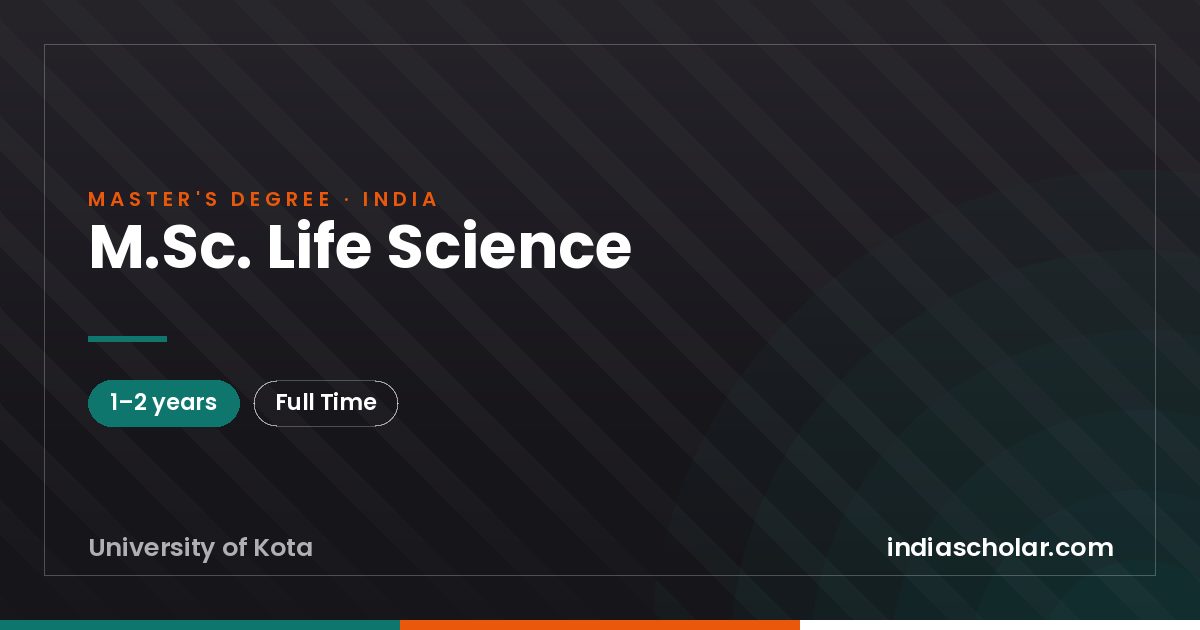 M.Sc. Life Science