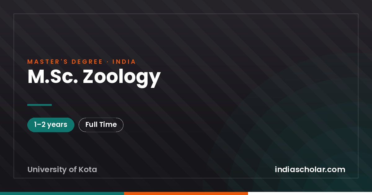 M.Sc. Zoology