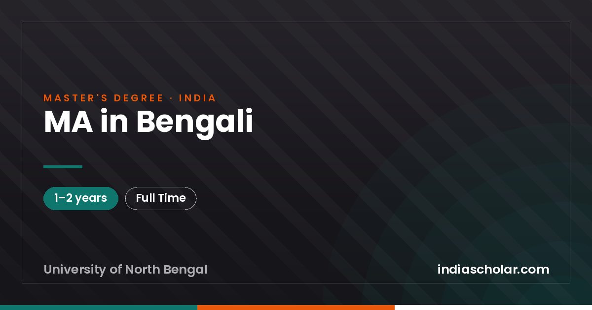 MA in Bengali