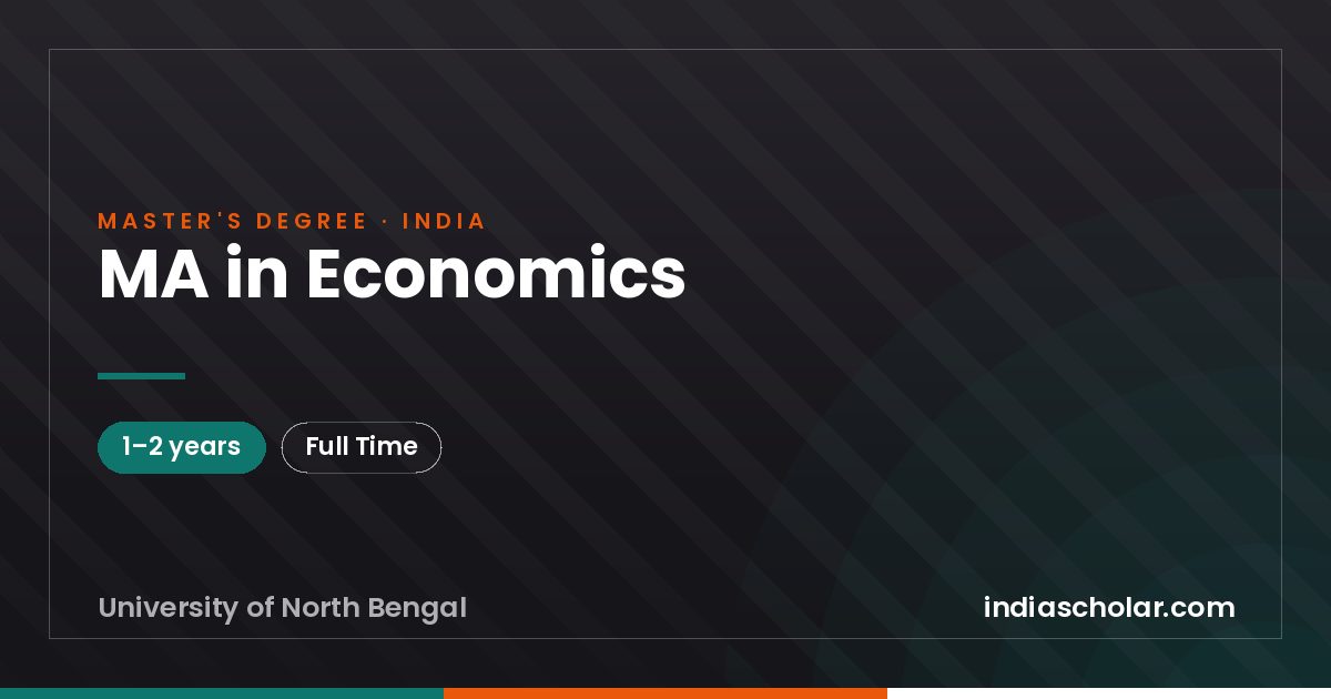 MA in Economics