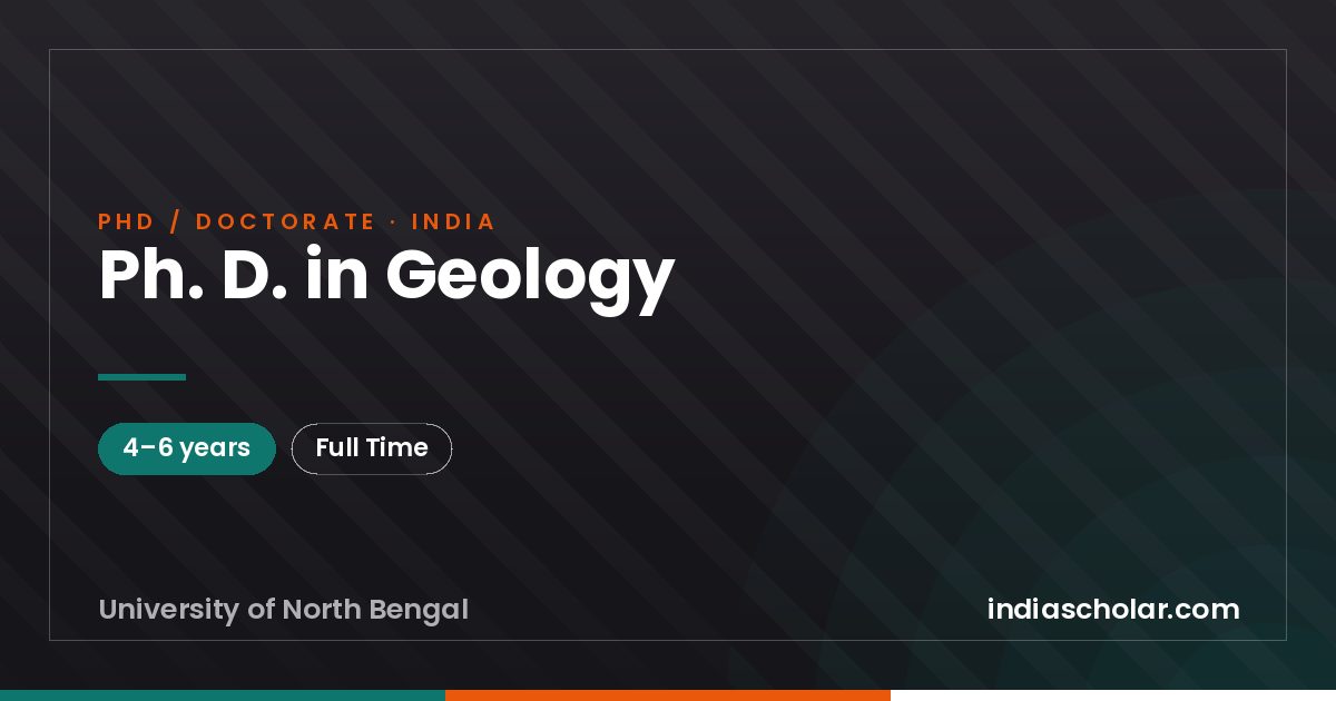 Ph. D. in Geology