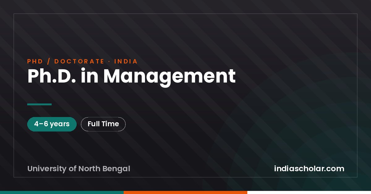 Ph.D. in Management