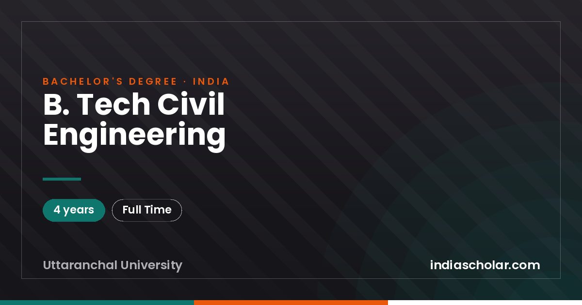 B. Tech Civil Engineering