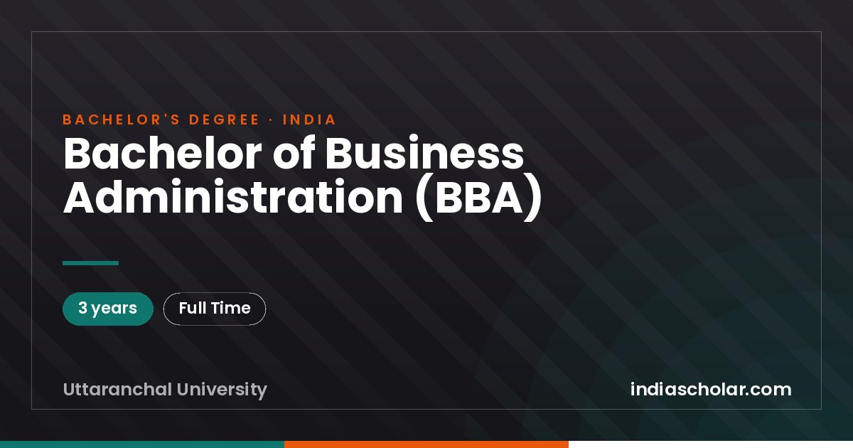 Bachelor of Business Administration (BBA)