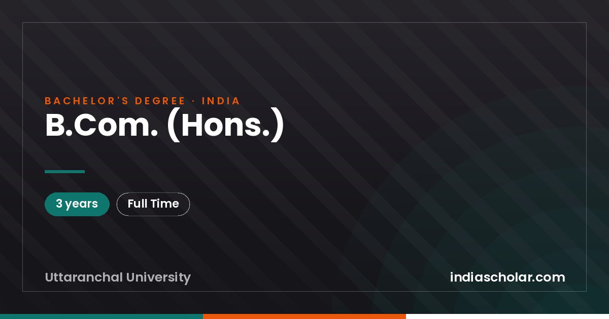 B.Com. (Hons.)