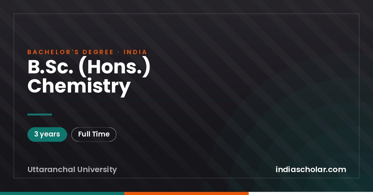B.Sc. (Hons.) Chemistry