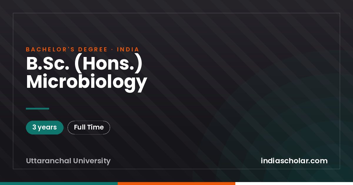 B.Sc. (Hons.) Microbiology