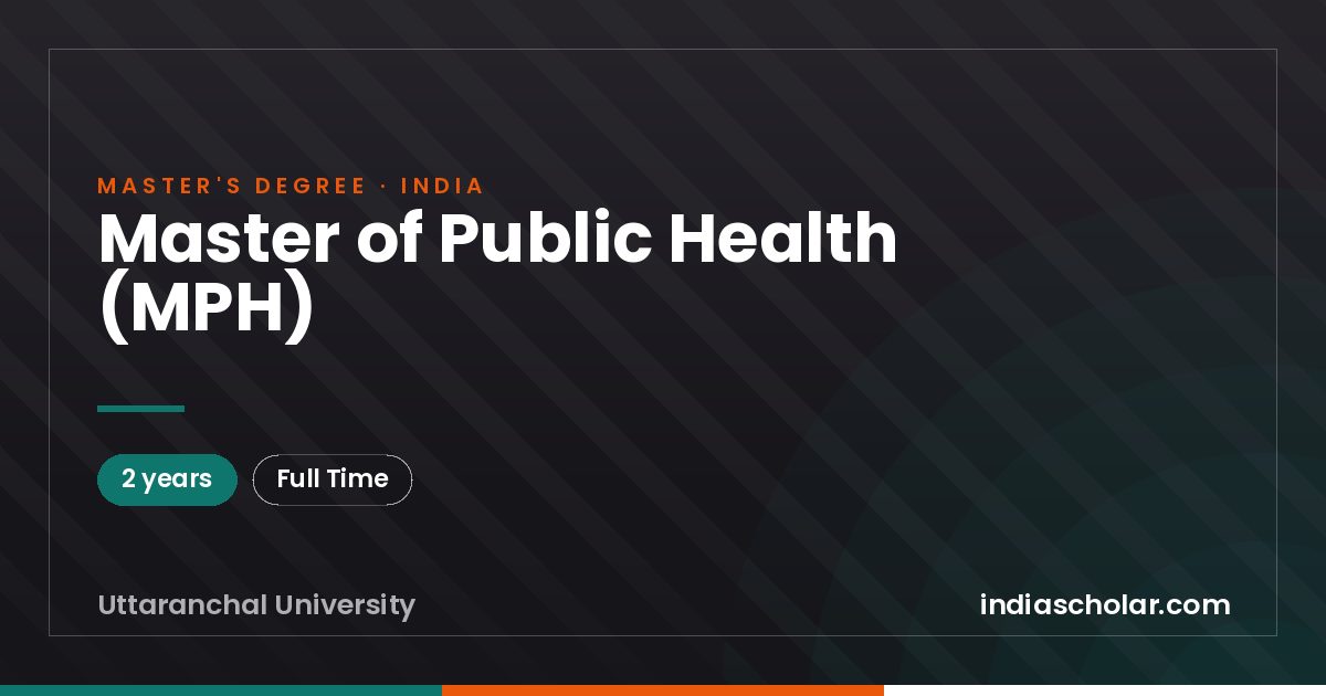 Master of Public Health (MPH)