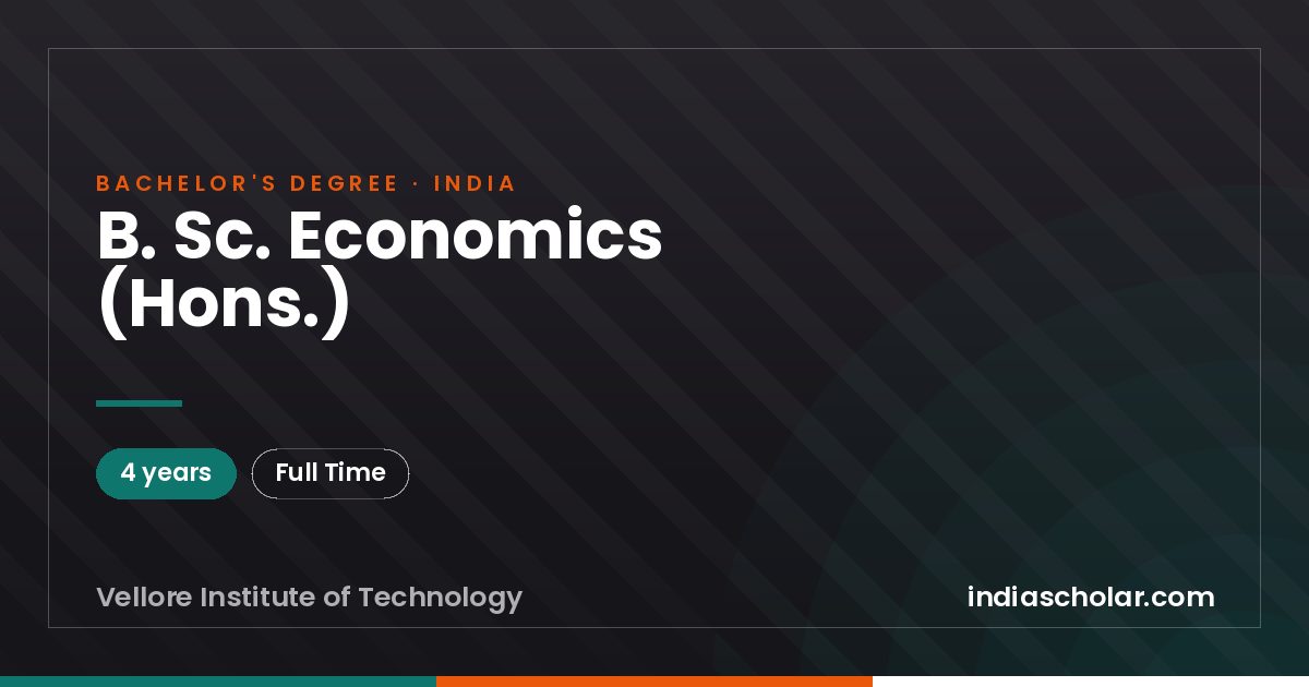 B. Sc. Economics (Hons.)