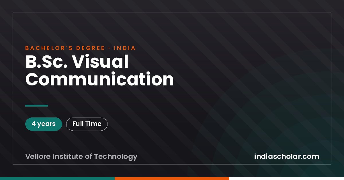 B.Sc. Visual Communication
